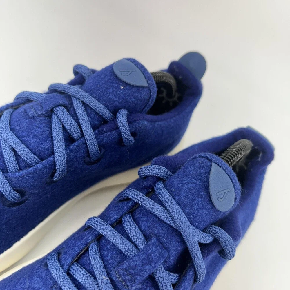 Allbirds Shoes Mens Size 11 Blue Wool Runners Casual Sneakers Golf Lace Up